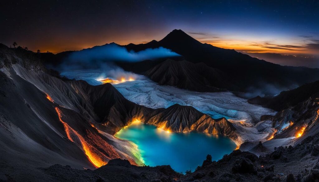 kawah ijen blue fire