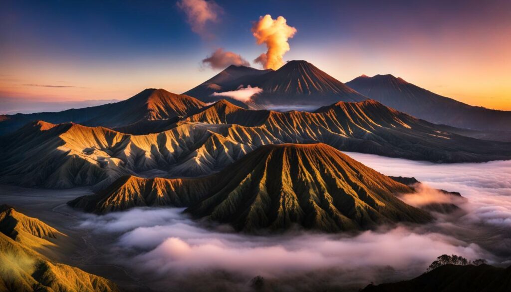 mount bromo map